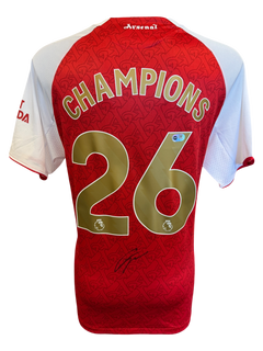 VIKTOR GYOKERES SIGNED ARSENAL 25/26 CHAMPIONS HOME SHIRT (ACG CERT AG19183)-1