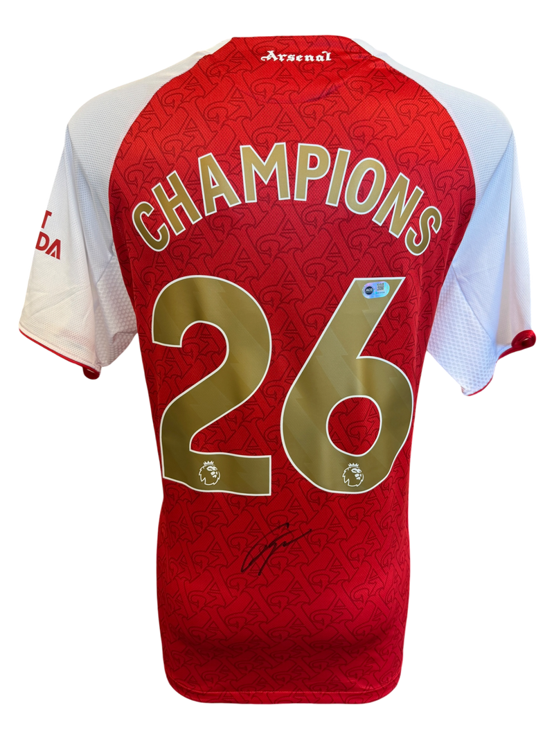 VIKTOR GYOKERES SIGNED ARSENAL 25/26 CHAMPIONS HOME SHIRT (ACG CERT AG19183)-1