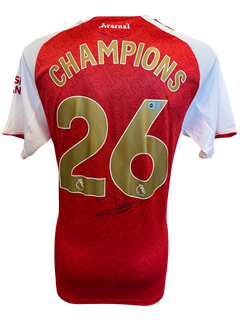 EBERECHI EZE SIGNED 2025/26 ARSENAL FC CHAMPIONS SHIRT (ACG CERT AG19184)-1