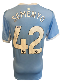 ANTOINE SEMENYO SIGNED MANCHESTER CITY FC 26/27 HOME SHIRT (ACG CERT AG19185)-1
