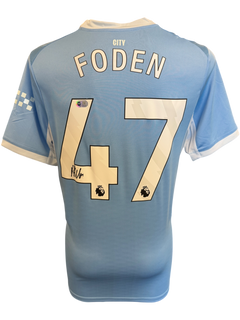 PHIL FODEN SIGNED 2026/27 MANCHESTER CITY HOME SHIRT (ACG CERT AG19186)-1
