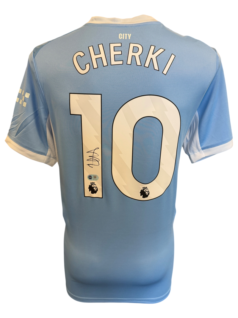 RAYAN CHERKI SIGNED MANCHESTER CITY FC 2026/27 HOME SHIRT (ACG CERT AG19187)-1