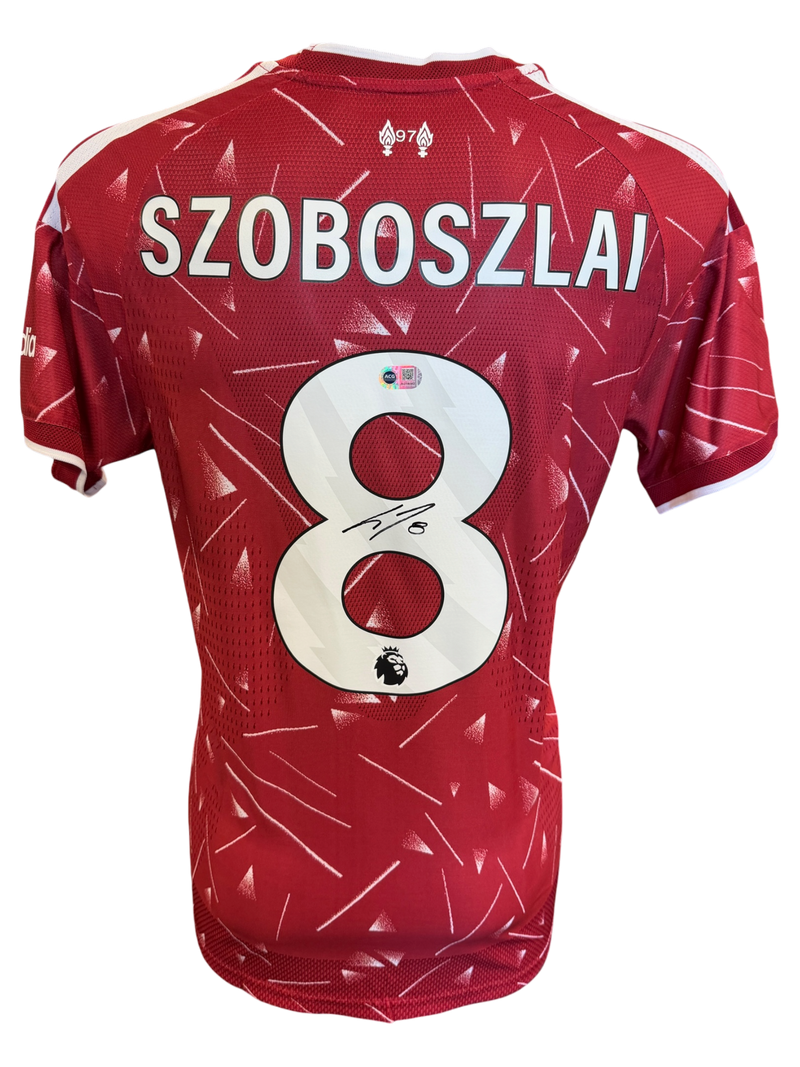DOMINIK SZOBOSZLAI SIGNED 2026/27 LIVERPOOL FC HOME SHIRT (ACG CERT AG19193)-1
