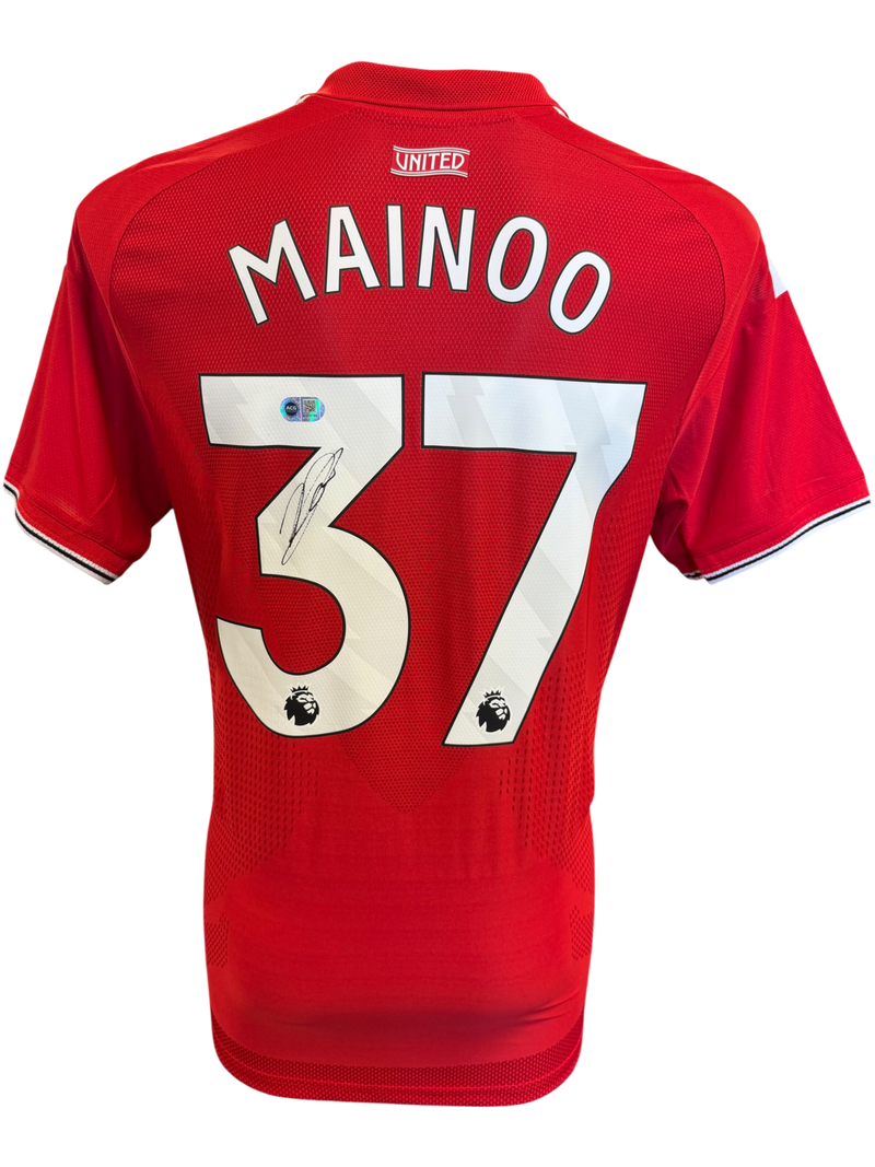 KOBBIE MAINOO SIGNED 2026/27 MANCHESTER UTD HOME SHIRT (ACG CERT AG19195)-1