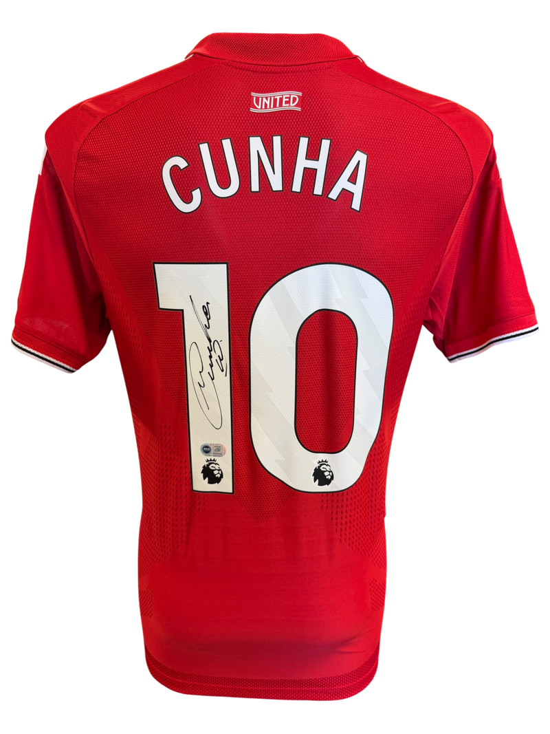 MATHEUS CUNHA SIGNED MANCHESTER UNITED 2026/27 HOME SHIRT (ACG CERT AG19196)-1