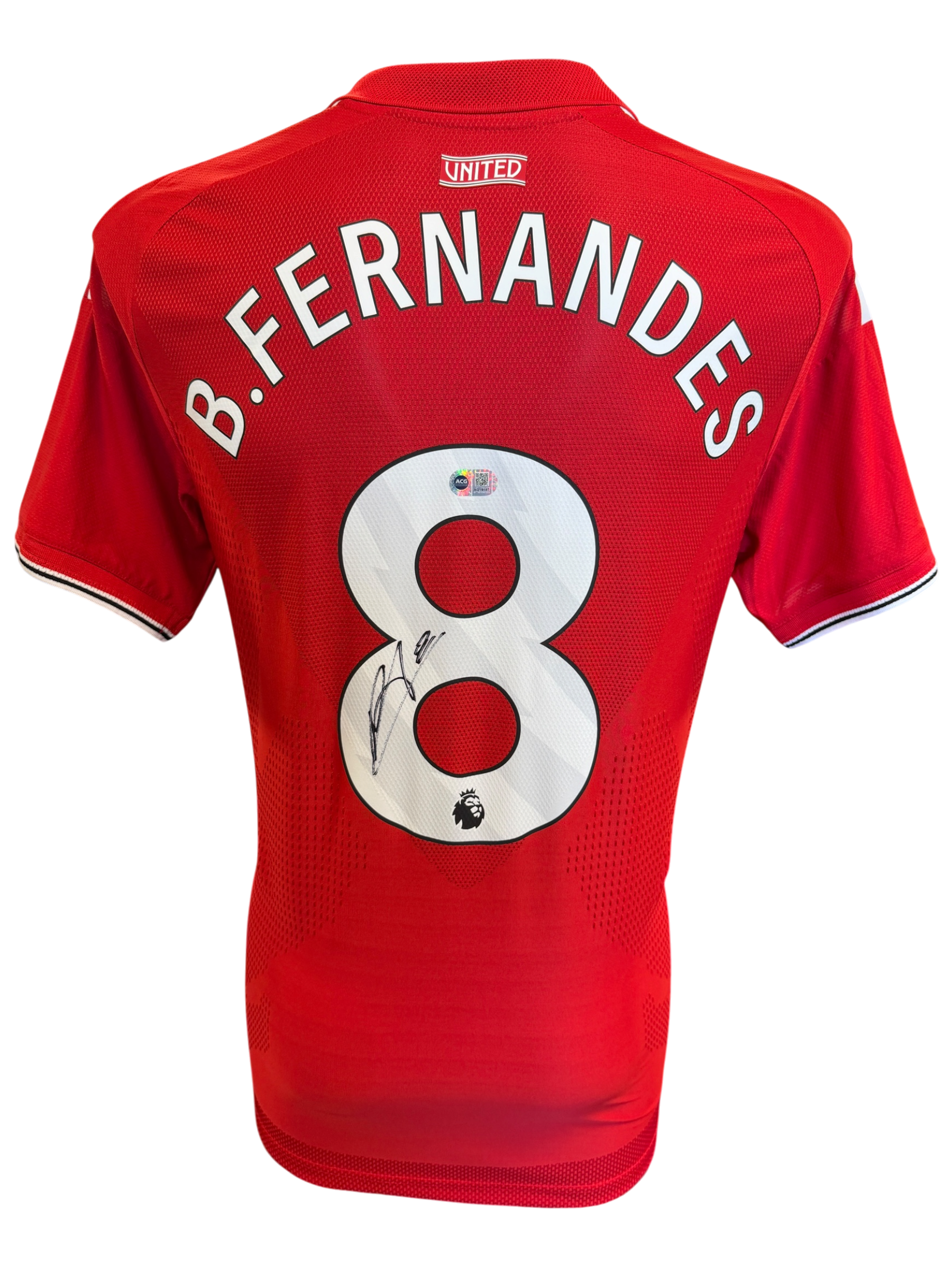 BRUNO FERNANDES SIGNED 2026/27 MANCHESTER UTD HOME SHIRT (ACG CERT AG19197)-1