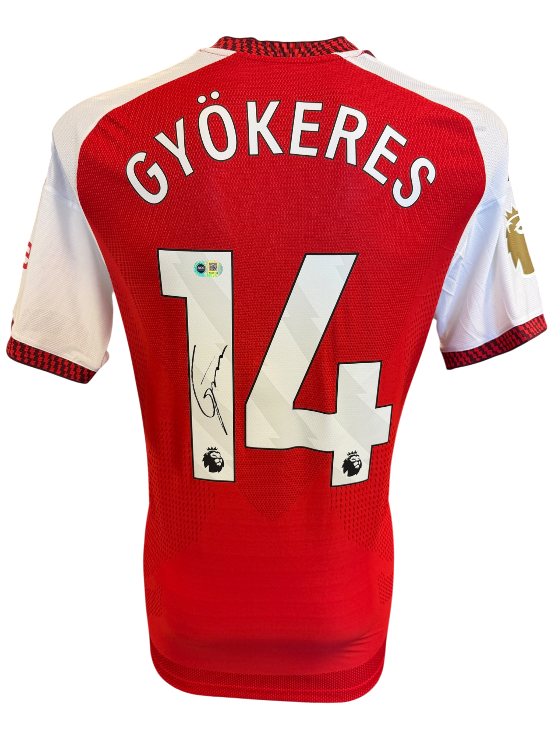 VIKTOR GYOKERES SIGNED ARSENAL FC 2026/27 HOME SHIRT (ACG CERT AG19198)-1