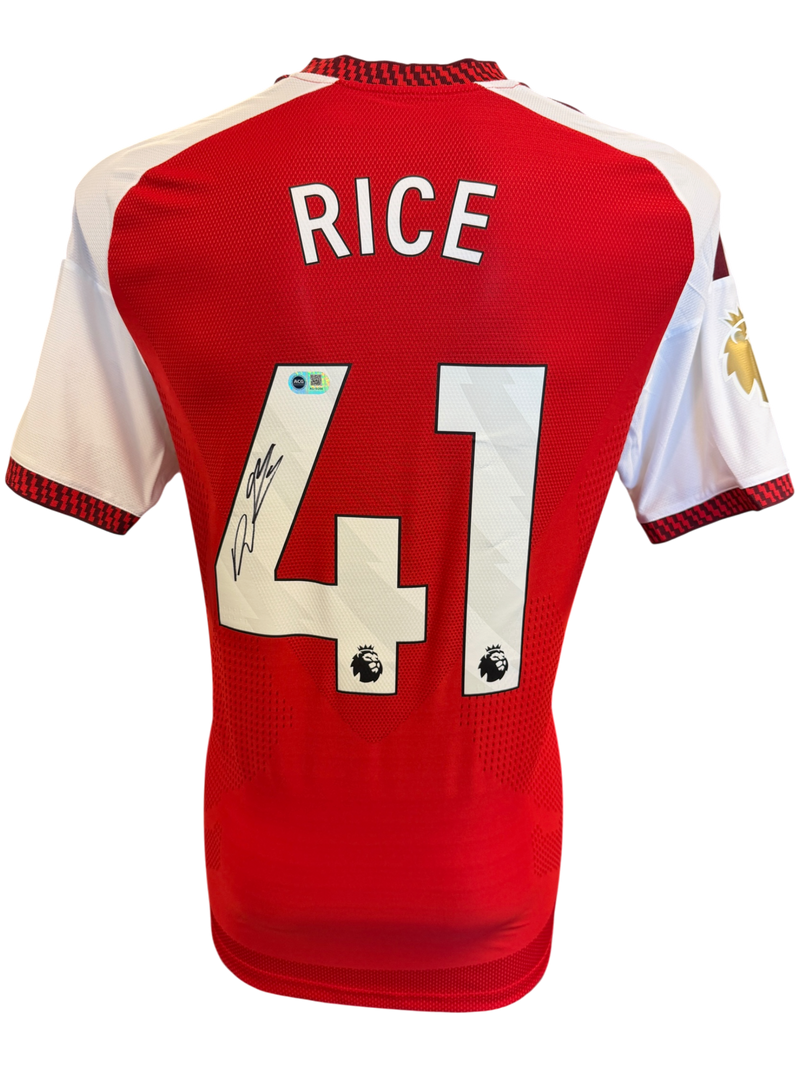 DECLAN RICE SIGNED 2026/27 ARSENAL FC HOME SHIRT (ACG CERT AG19200)-1