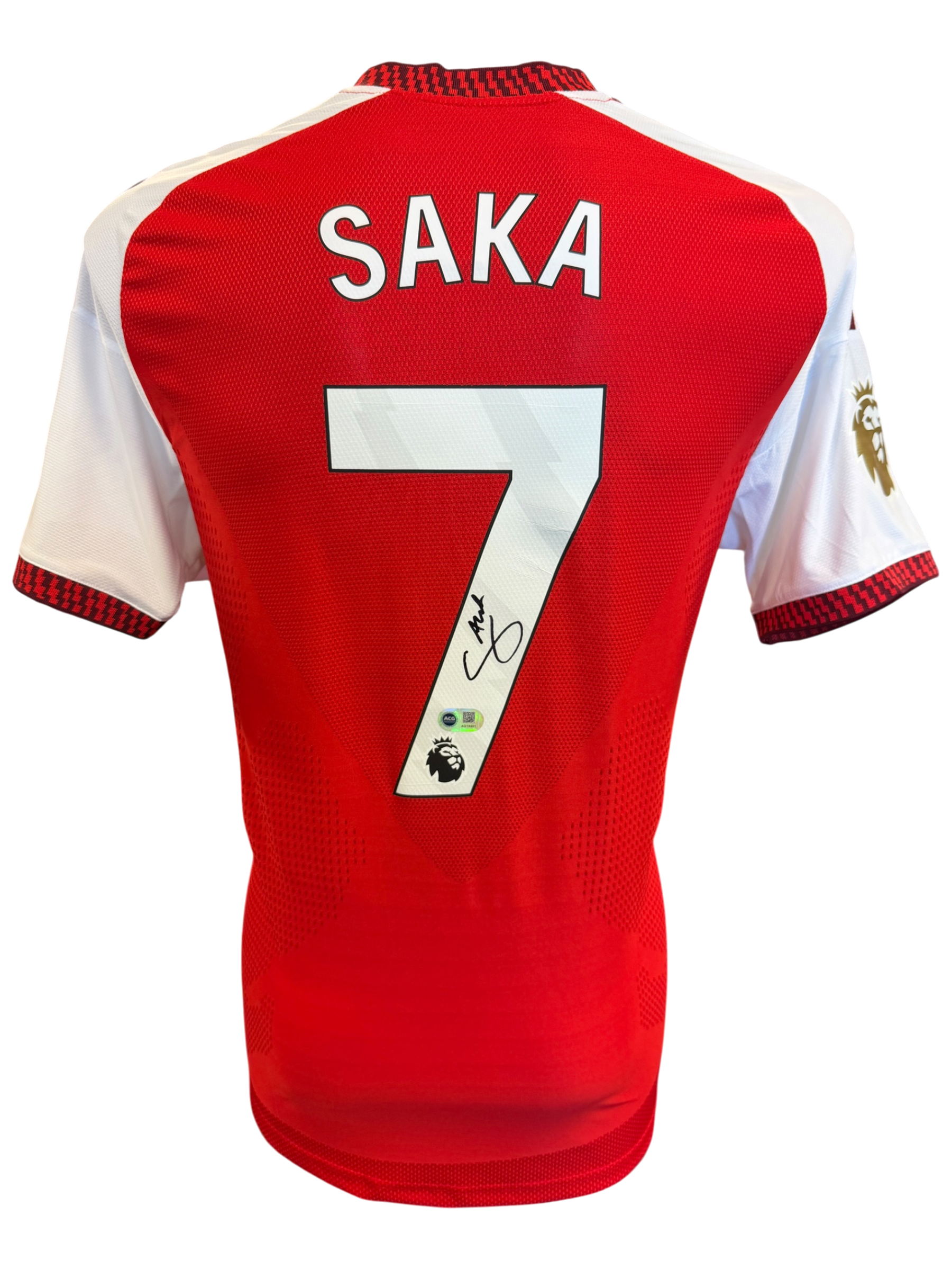 BUKAYO SAKA SIGNED ARSENAL FC 2026/27 HOME SHIRT (ACG CERT AG19201)-1