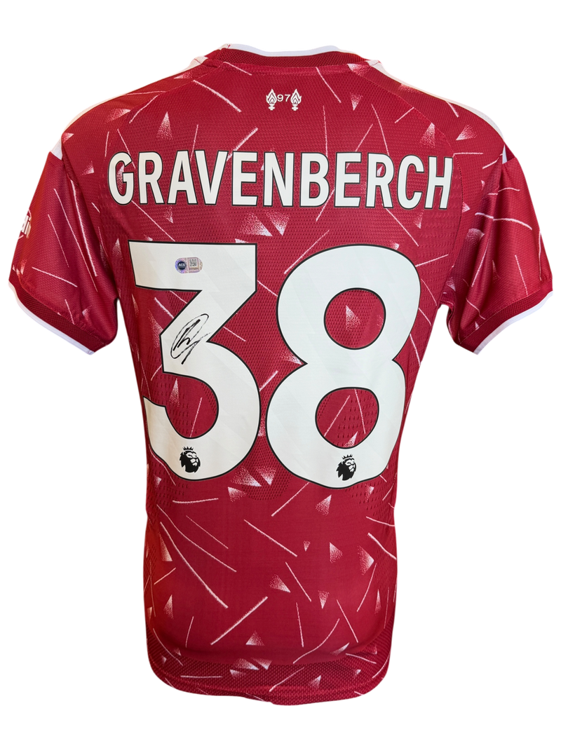 RYAN GRAVENBERCH SIGNED LIVERPOOL FC 2026/27 HOME SHIRT (ACG CERT AG19204)-1