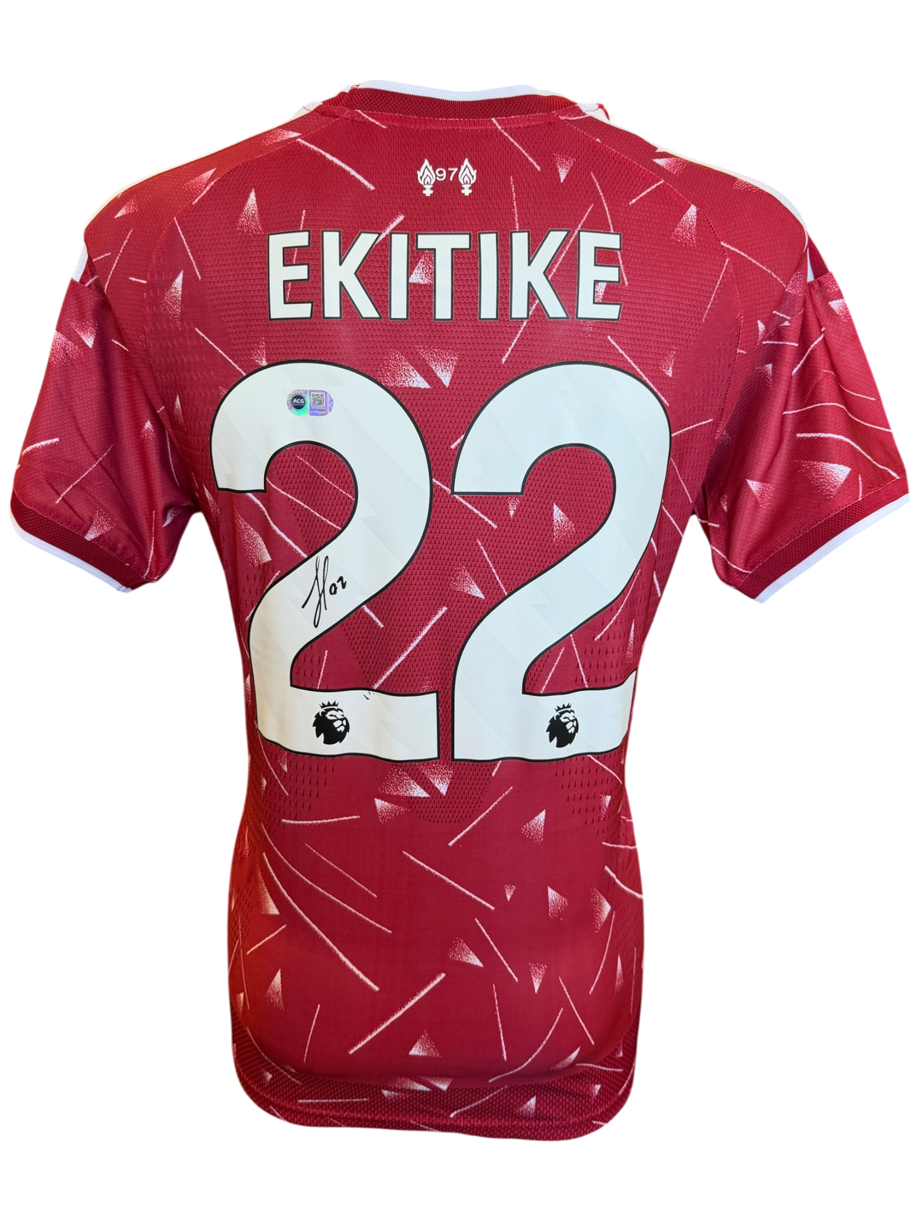 HUGO EKITIKE SIGNED 2026/27 LIVERPOOL FC HOME SHIRT (ACG CERT AG19205)-1