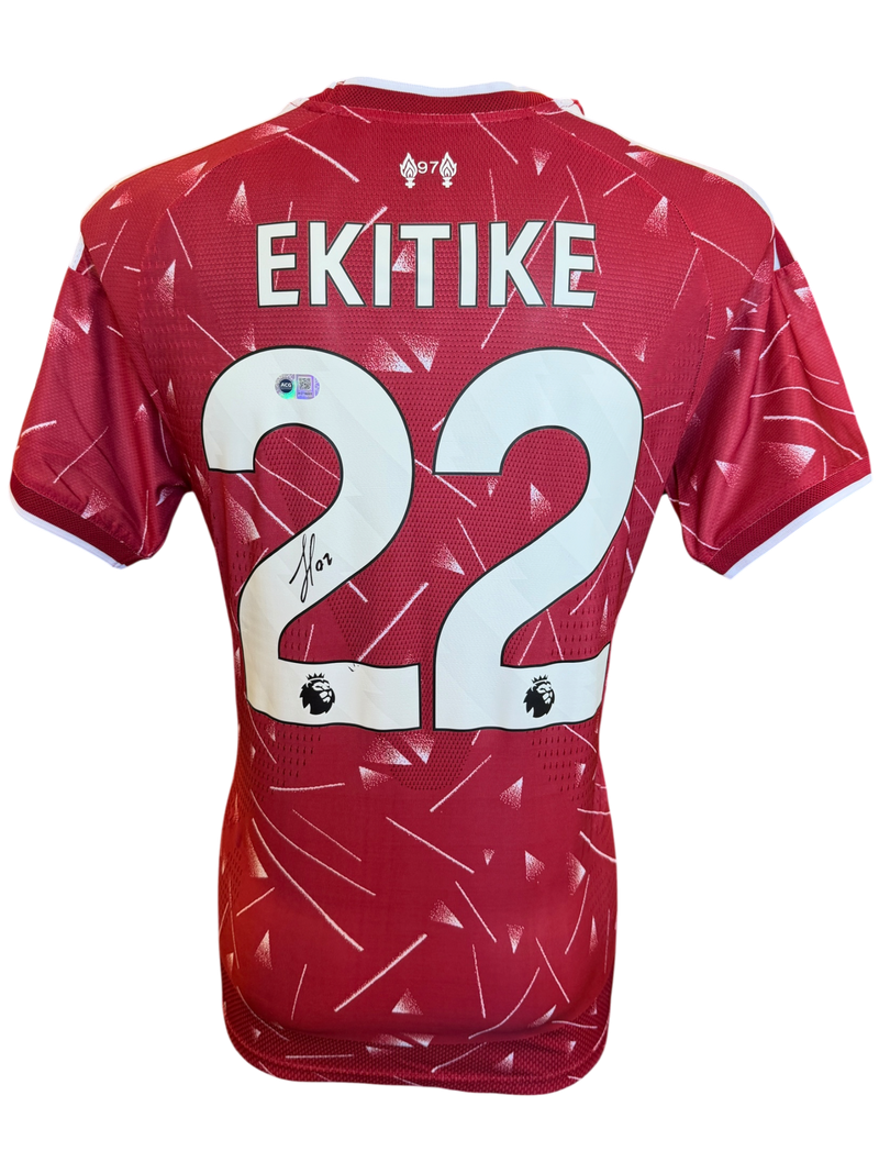 HUGO EKITIKE SIGNED 2026/27 LIVERPOOL FC HOME SHIRT (ACG CERT AG19205)-1