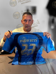 MARCO MATERAZZI SIGNED ITALY WORLD CUP 06 WINNERS SHIRT (ACG CERT AG17423)-3