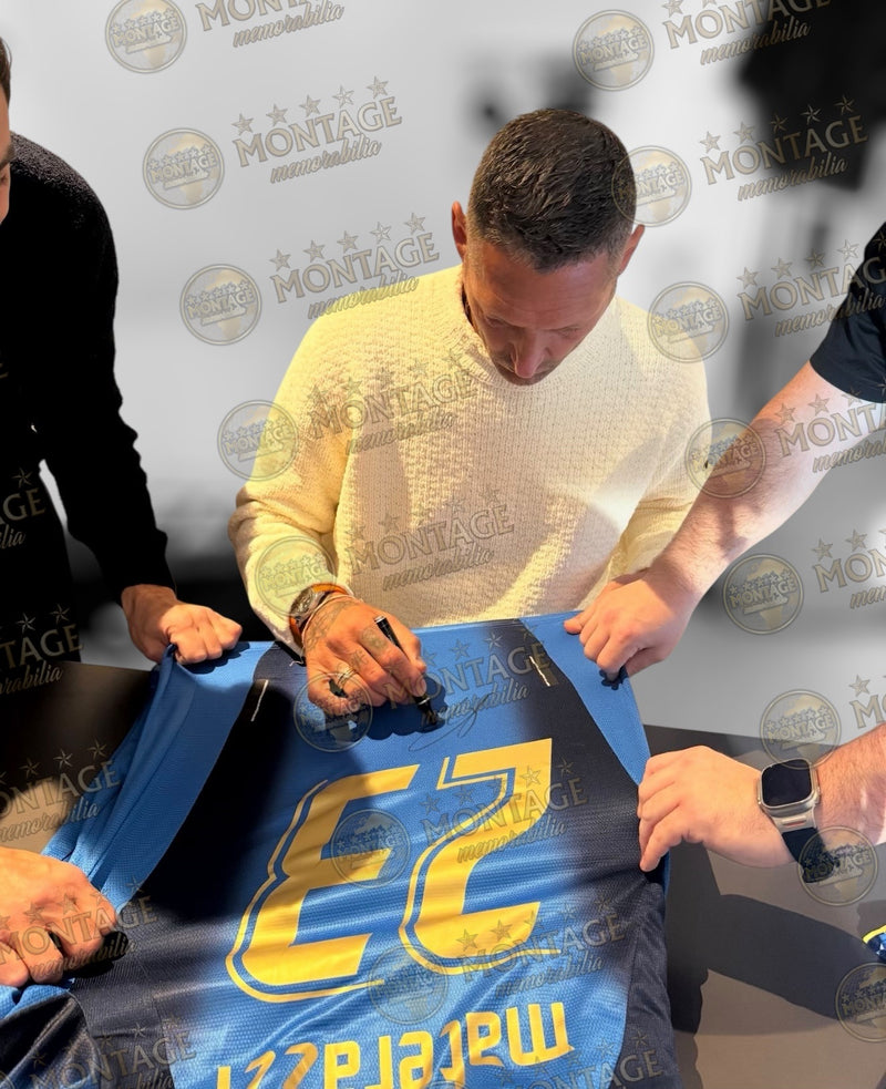 MARCO MATERAZZI SIGNED ITALY WORLD CUP 06 WINNERS SHIRT (ACG CERT AG17423)-4
