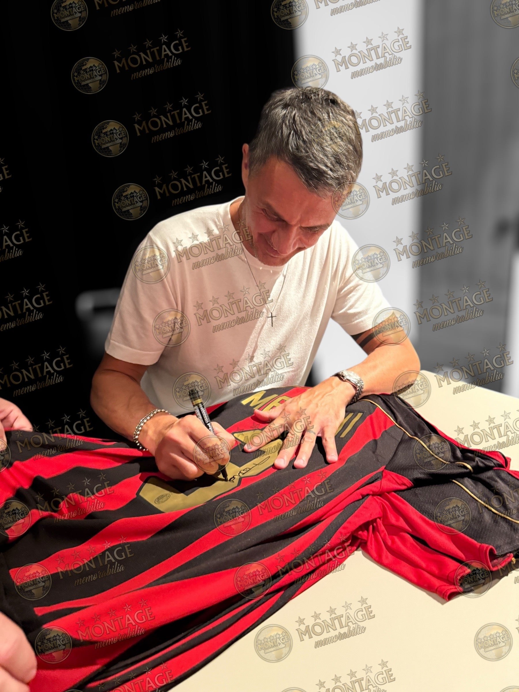 PAOLO MALDINI SIGNED AC MILAN 2007 HOME SHIRT (ACG CERT AG17581)-4