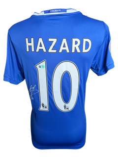 EDEN HAZARD SIGNED CHELSEA 2016/17 HOME SHIRT (ACG CERT AG19213)-1