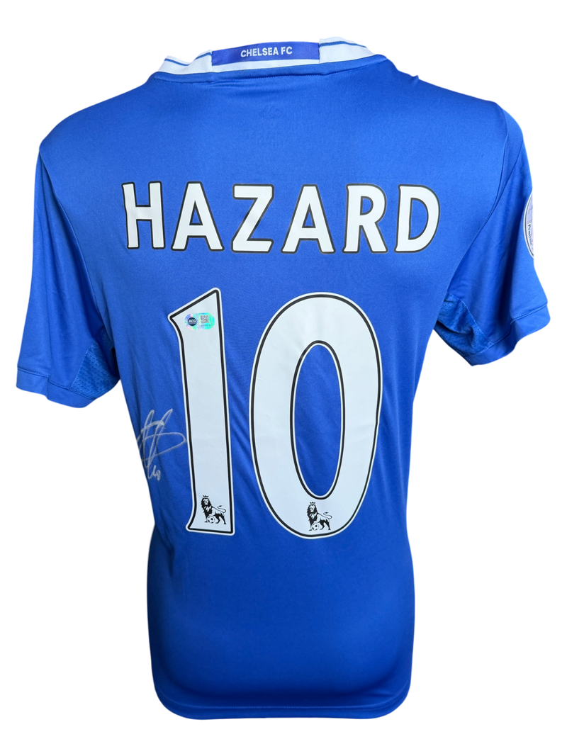 EDEN HAZARD SIGNED CHELSEA 2016/17 HOME SHIRT (ACG CERT AG19213)-1