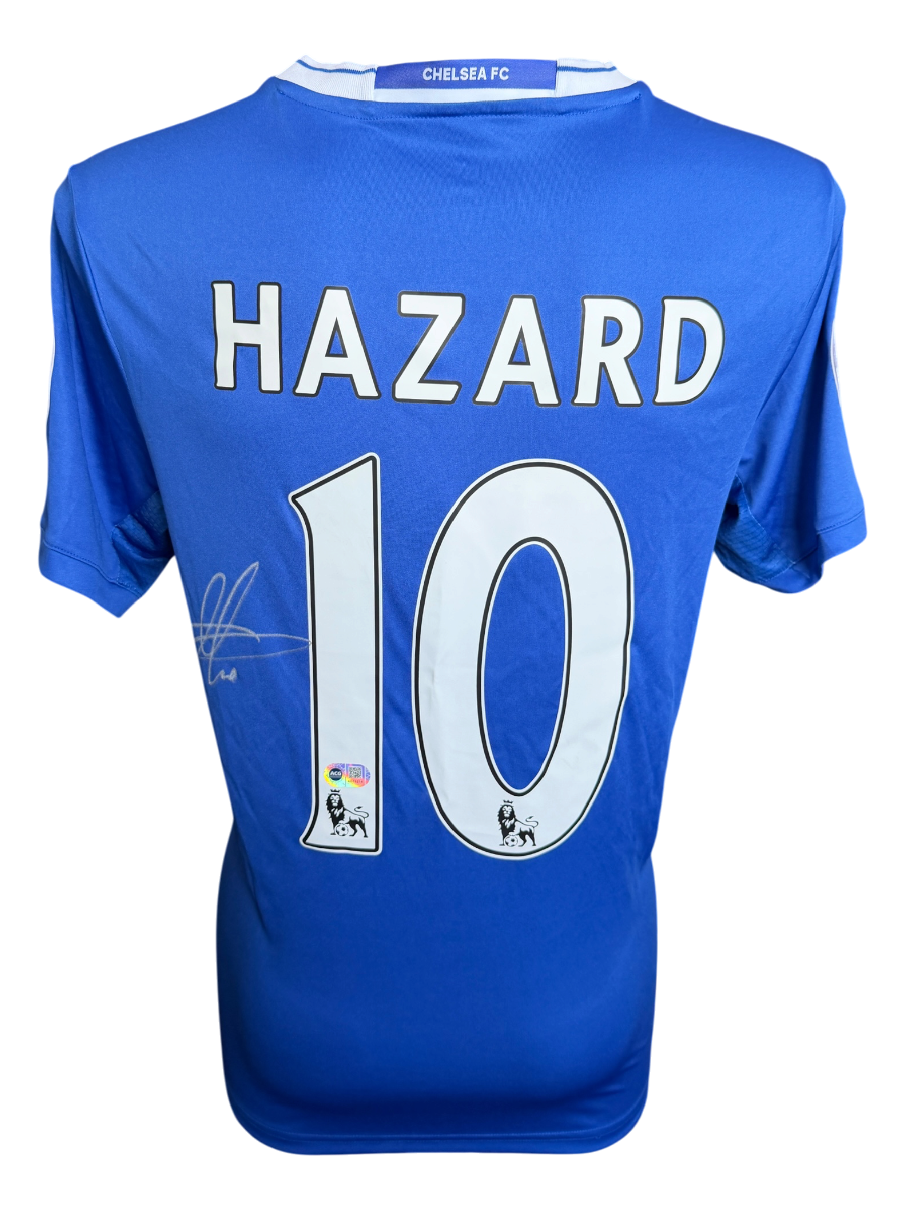 EDEN HAZARD SIGNED CHELSEA 2016/17 HOME SHIRT (ACG CERT AG19214)-1