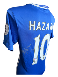 EDEN HAZARD SIGNED CHELSEA 2016/17 HOME SHIRT (ACG CERT AG19214)-2