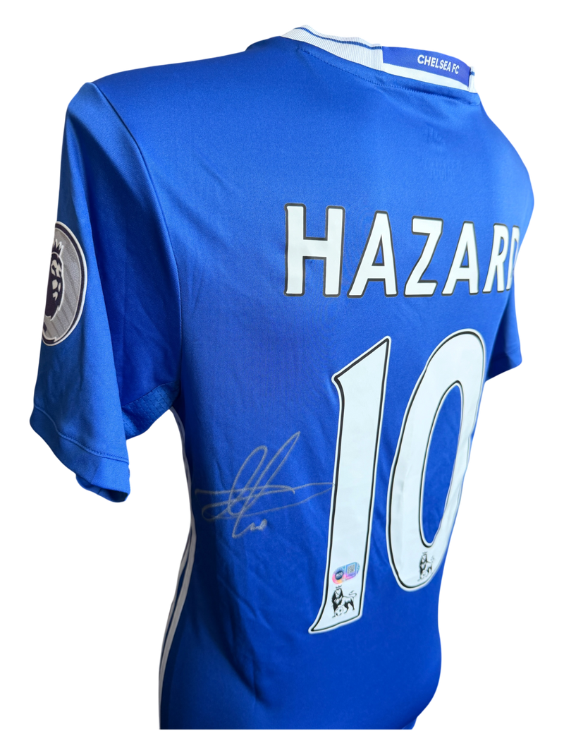 EDEN HAZARD SIGNED CHELSEA 2016/17 HOME SHIRT (ACG CERT AG19214)-2