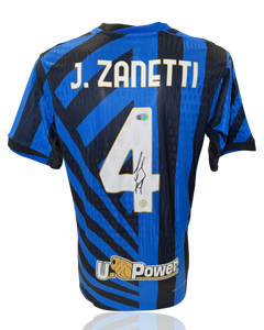 JAVIER ZANETTI SIGNED INTER MILAN HOME SHIRT (ACG CERT AG17615)-1