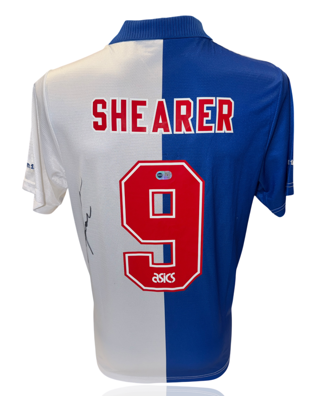 ALAN SHEARER SIGNED BLACKBURN ROVERS 1995 LEAGUE WINNERS SHIRT (ACG CERT AG17625)
