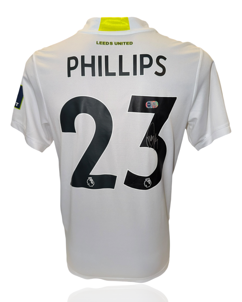KALVIN PHILLIPS SIGNED LEEDS UNITED 2021/22 HOME SHIRT (ACG CERT AG17627)-1