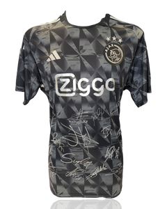 AFC AJAX SIGNED 2023/24 AWAY SQUAD SHIRT HENDERSON, HATO, TAYLOR (ACG CERT AG17631)-1