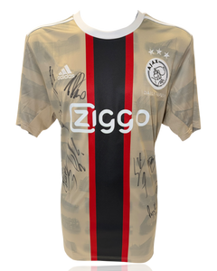AFC AJAX SIGNED 2022/23 AWAY SQUAD SHIRT BERGWIJN, BLIND, KUDUS (ACG CERT AG17632)-1
