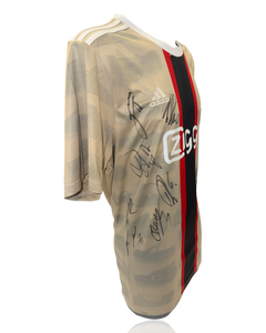 AFC AJAX SIGNED 2022/23 AWAY SQUAD SHIRT BERGWIJN, BLIND, KUDUS (ACG CERT AG17632)-2