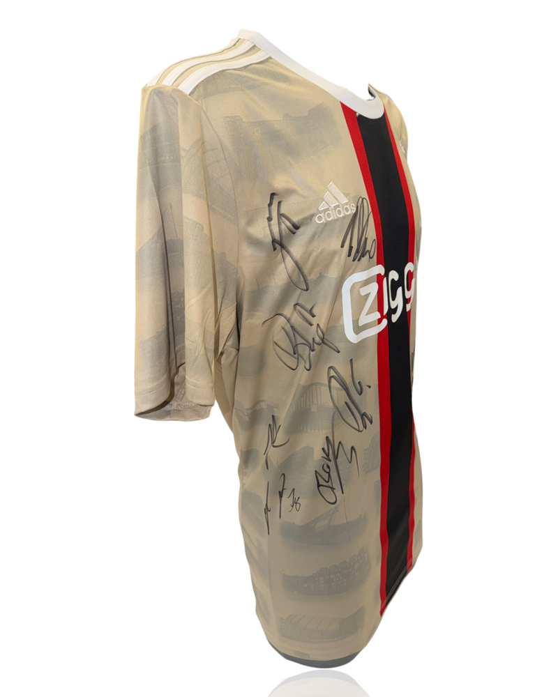 AFC AJAX SIGNED 2022/23 AWAY SQUAD SHIRT BERGWIJN, BLIND, KUDUS (ACG CERT AG17632)-2