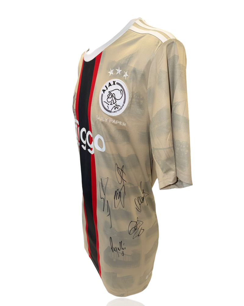 AFC AJAX SIGNED 2022/23 AWAY SQUAD SHIRT BERGWIJN, BLIND, KUDUS (ACG CERT AG17632)-3