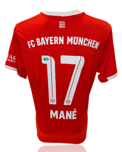 SADIO MANE SIGNED FC BAYERN MUNCHEN 2022/23 HOME SHIRT (ACG CERT AG17633)-1