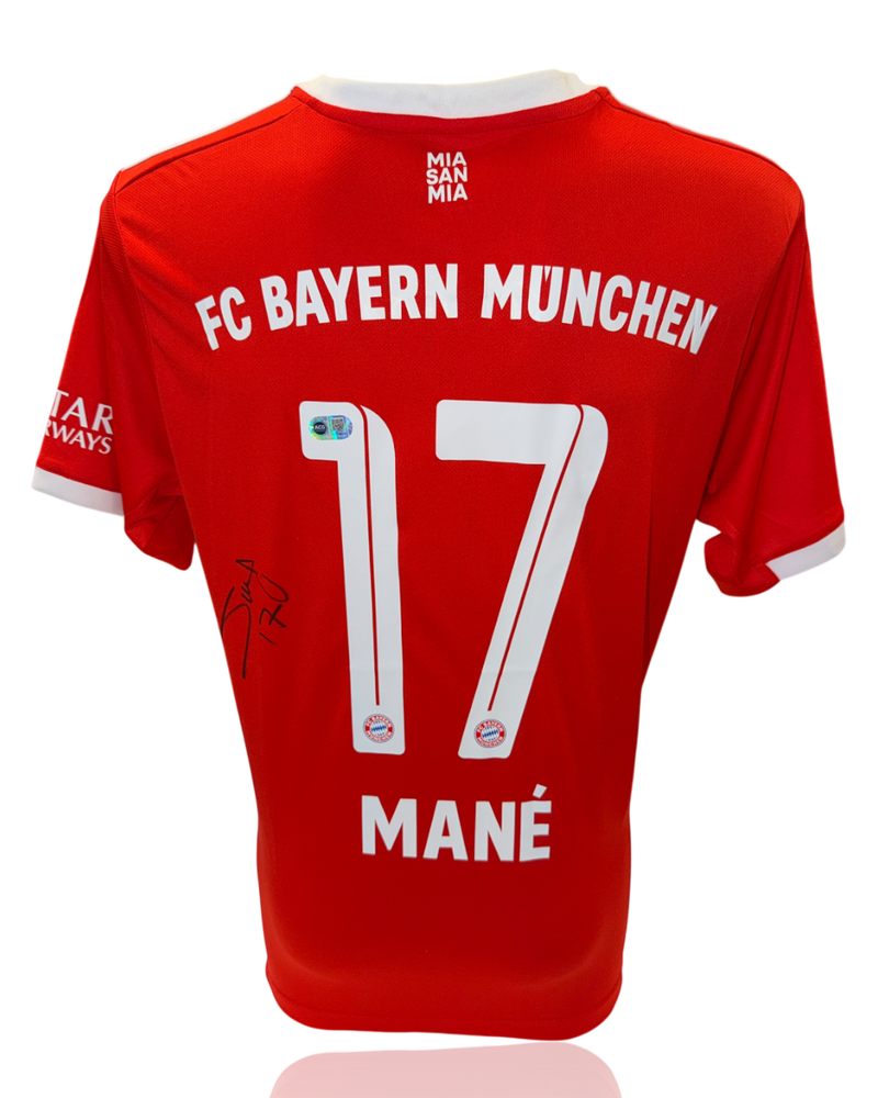 SADIO MANE SIGNED FC BAYERN MUNCHEN 2022/23 HOME SHIRT (ACG CERT AG17633)-1