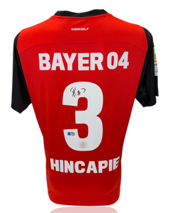 PIERO HINCAPIE SIGNED 2024/25 BAYER 04 LEVERKUSEN HOME SHIRT (ACG CERT AG17636)-1