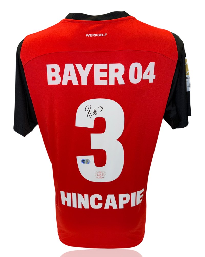 PIERO HINCAPIE SIGNED 2024/25 BAYER 04 LEVERKUSEN HOME SHIRT (ACG CERT AG17636)-1