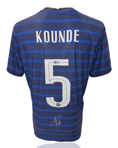 JULES KOUNDE SIGNED 2020/22 FRANCE VAPORKNIT HOME SHIRT (ACG CERT AG17640)-1