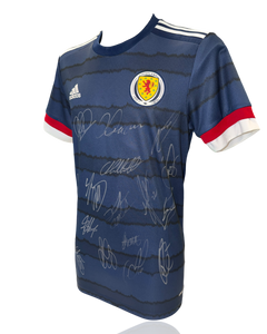 SCOTLAND SQUAD FOOTBALL SIGNED 2020/22 HOME SHIRT (ACG CERT AG17641)-3