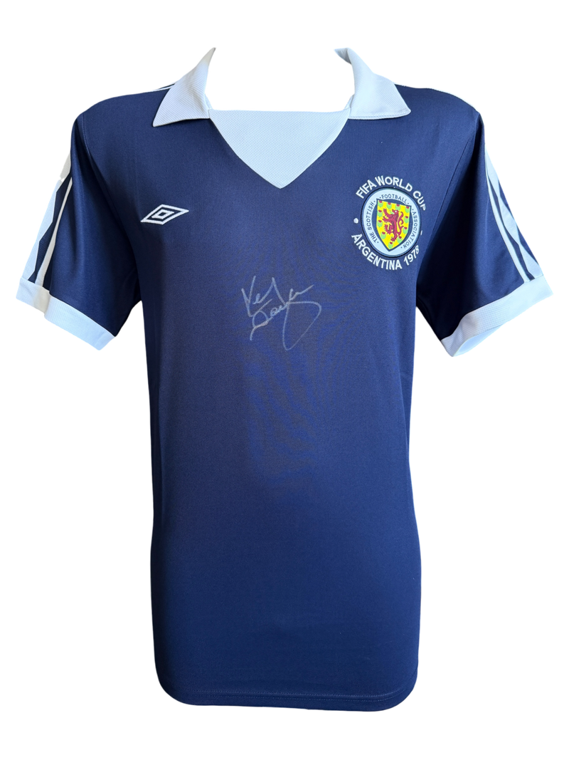 KENNY DALGLISH SIGNED SCOTLAND 1978 WORLD CUP HOME SHIRT (ACG CERT AG135904)-1