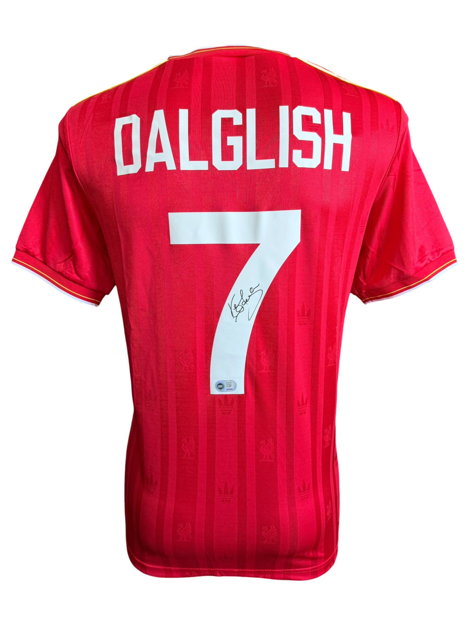 KENNY DALGLISH SIGNED LIVERPOOL FC 1986 HOME SHIRT (ACG CERT AG135905)-1