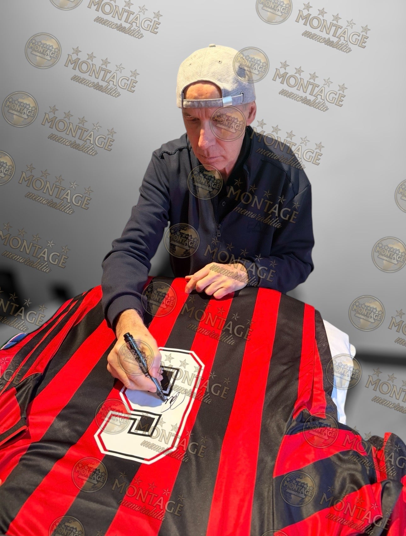 FRANCO BARESI SIGNED AC MILAN 1995/96 HOME SHIRT (ACG CERT AG17697)
