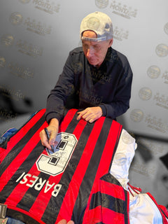 FRANCO BARESI SIGNED AC MILAN 1995/96 HOME SHIRT (ACG CERT AG17693)-3