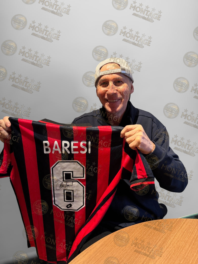FRANCO BARESI SIGNED AC MILAN 1995/96 HOME SHIRT (ACG CERT AG17693)-2