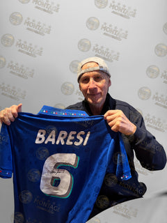 FRANCO BARESI SIGNED ITALY 1994 HOME SHIRT (ACG CERT AG17690)-2