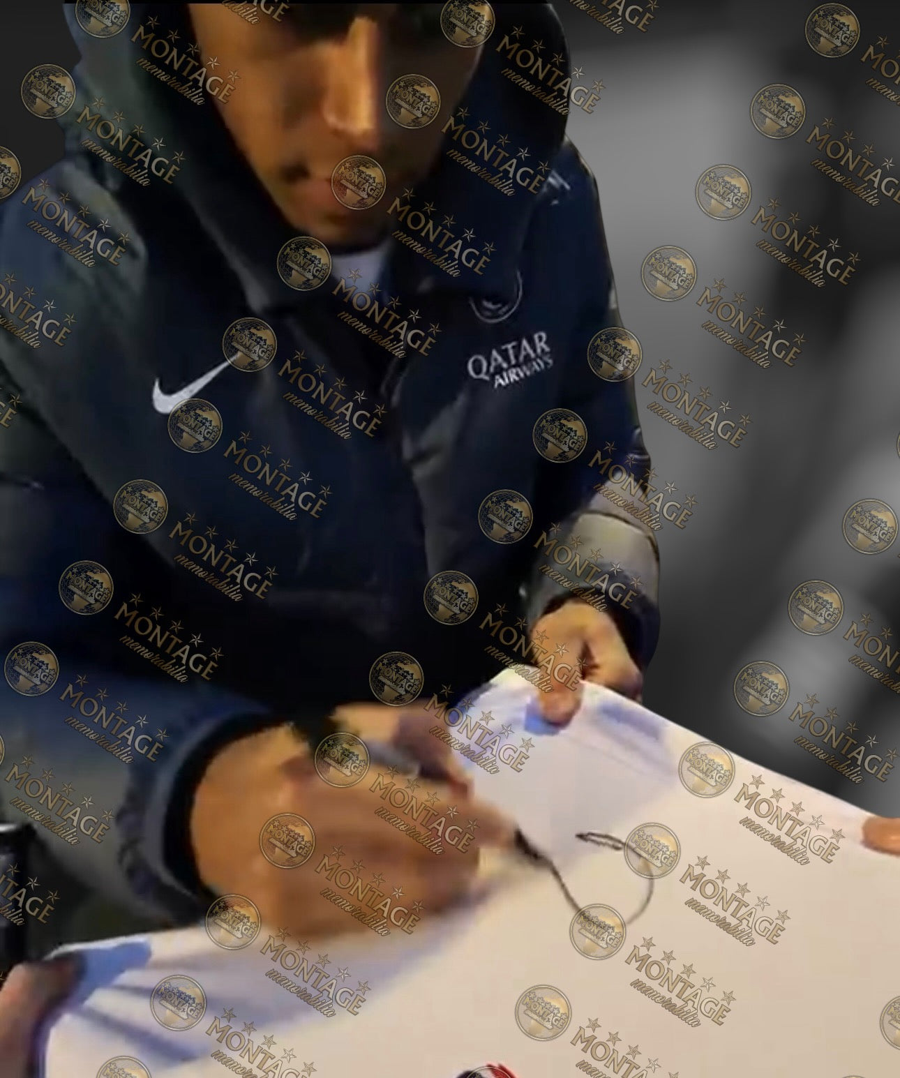 DESIRE DOUE SIGNED 2025/26 PARIS SAINT-GERMAIN PSG AWAY SHIRT (ACG CERT AG17766)-4