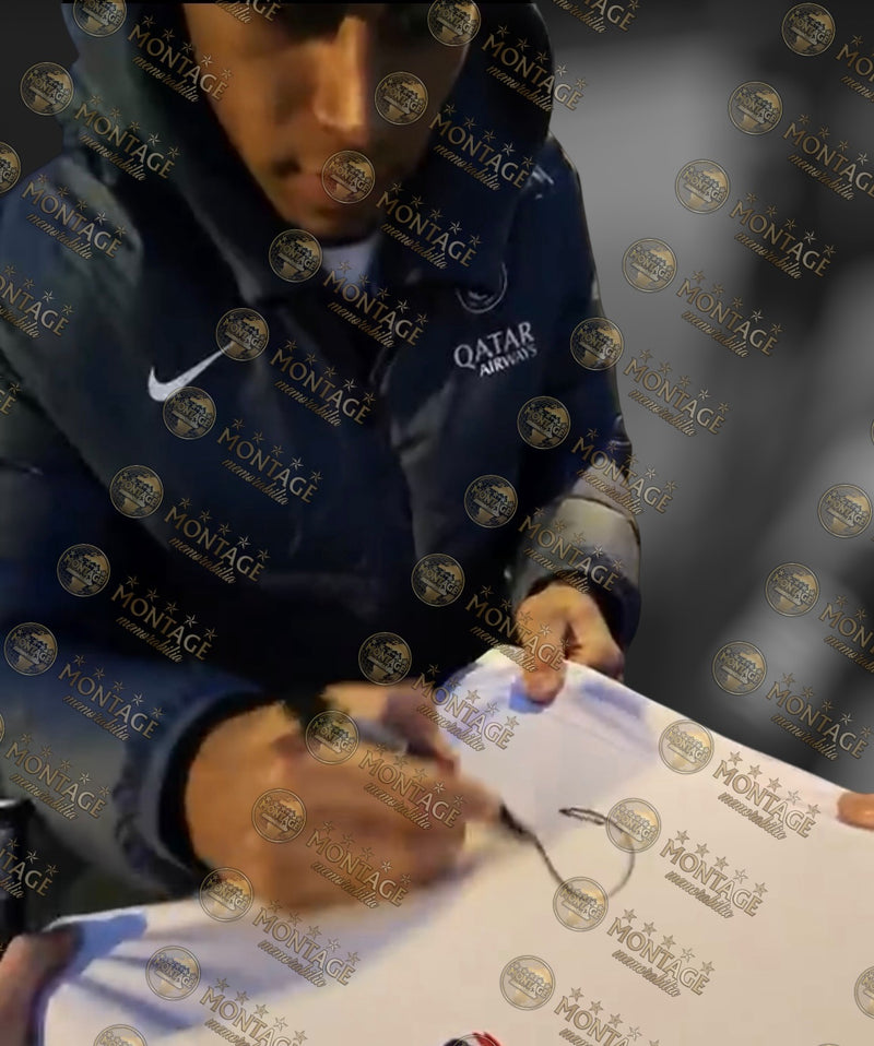 DESIRE DOUE SIGNED 2025/26 PARIS SAINT-GERMAIN PSG AWAY SHIRT (ACG CERT AG17766)-4