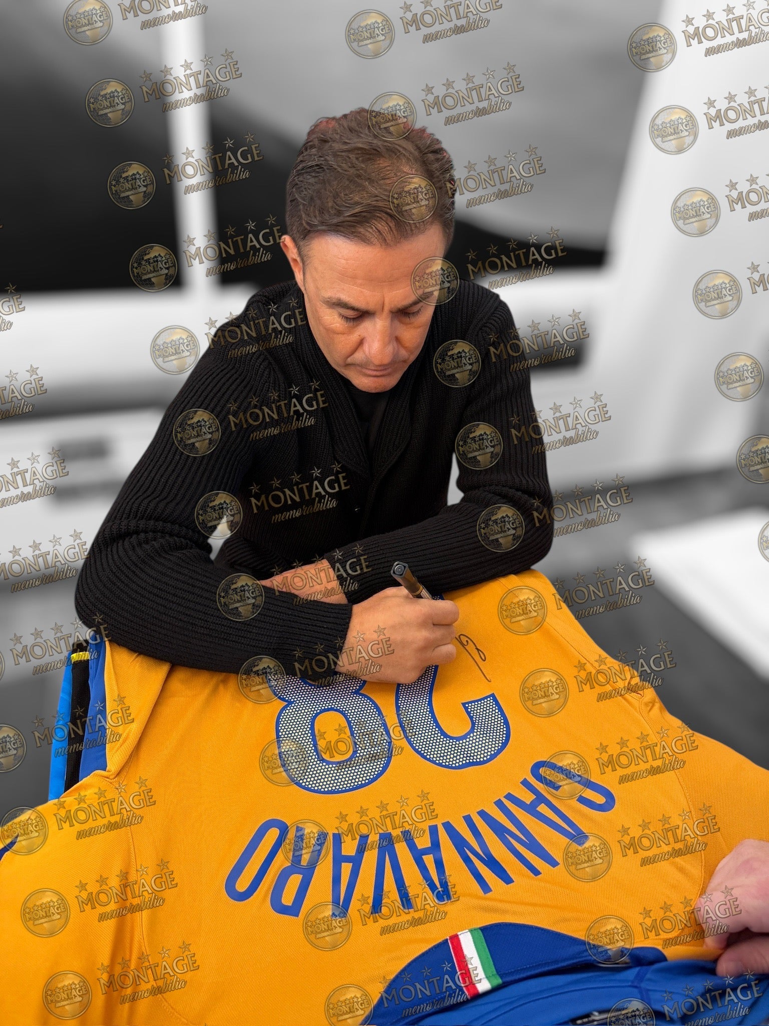 FABIO CANNAVARO SIGNED JUVENTUS 2005/06 AWAY SHIRT (ACG CERT AG17445)