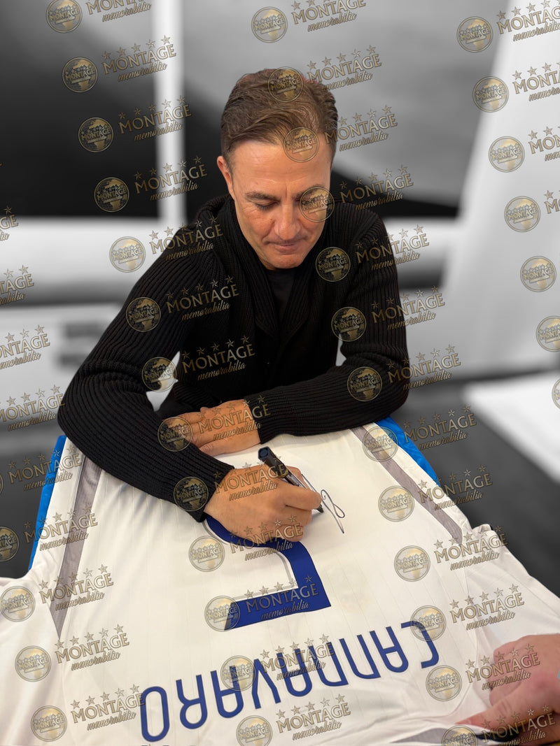 FABIO CANNAVARO SIGNED REAL MADRID 2006/07 HOME SHIRT (ACG CERT AG17497)-5