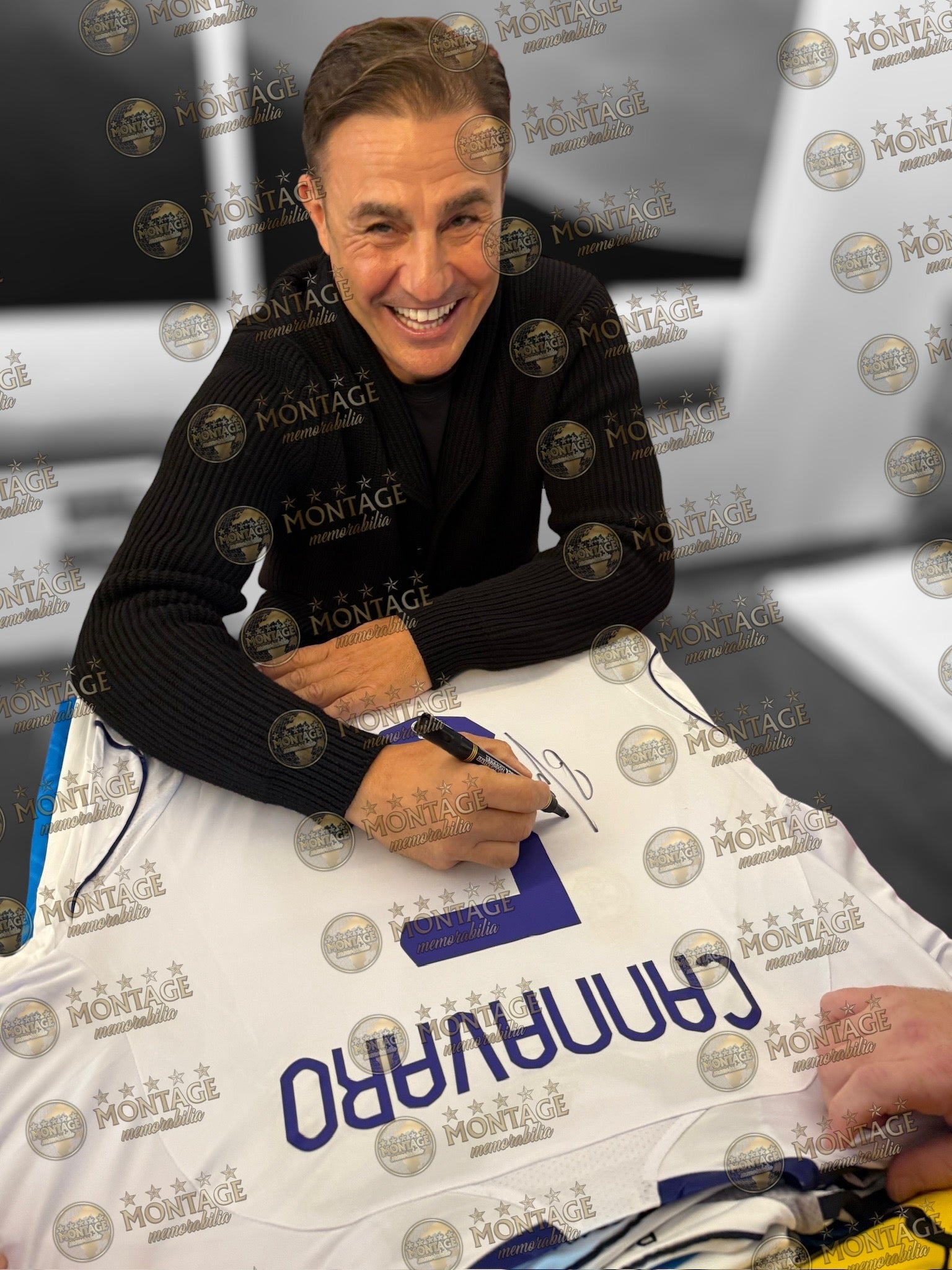 FABIO CANNAVARO SIGNED REAL MADRID 2007/08 HOME SHIRT (ACG CERT AG17496)-4