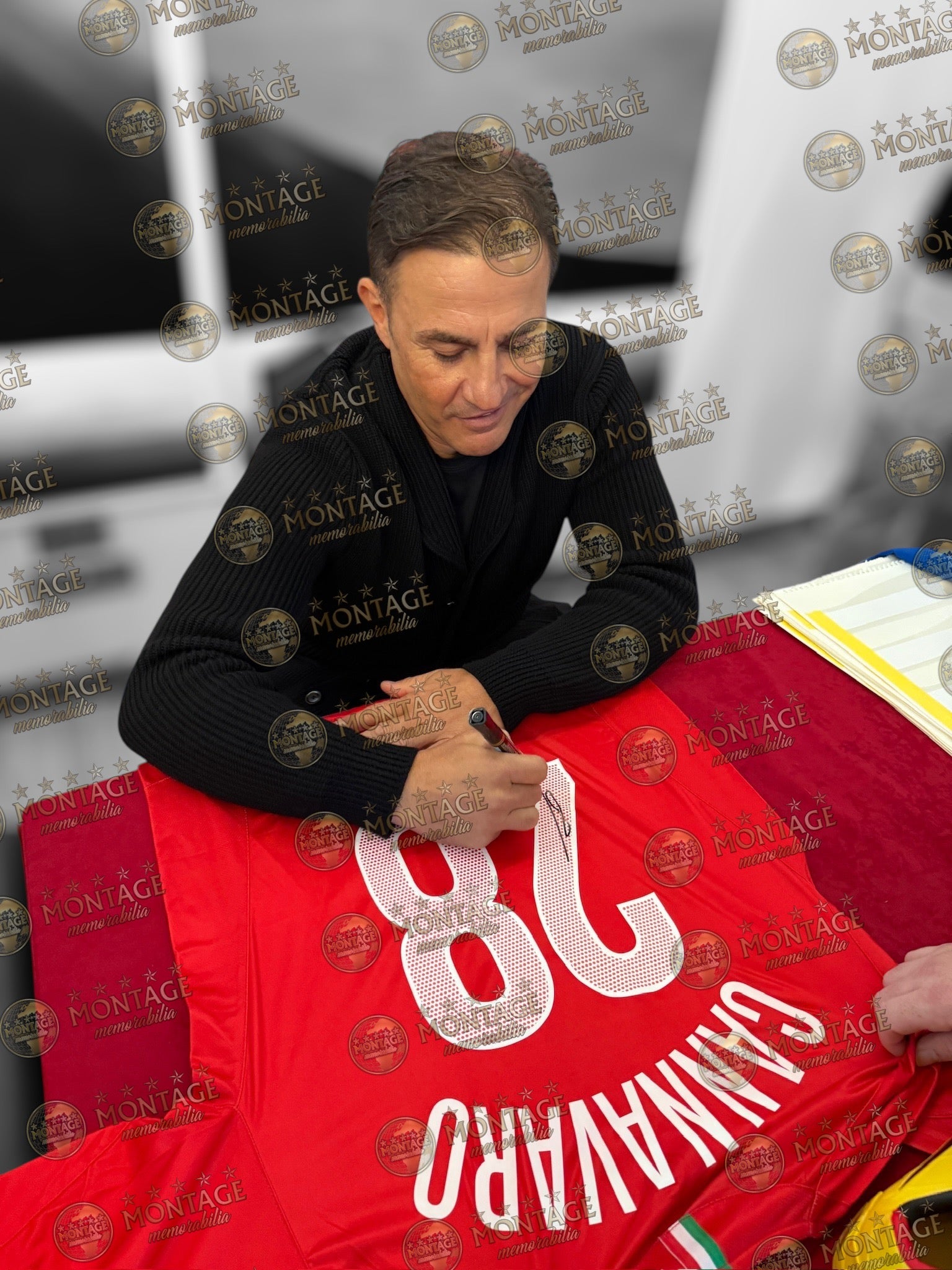 FABIO CANNAVARO SIGNED JUVENTUS 2005/06 THIRD SHIRT (ACG CERT AG17448)